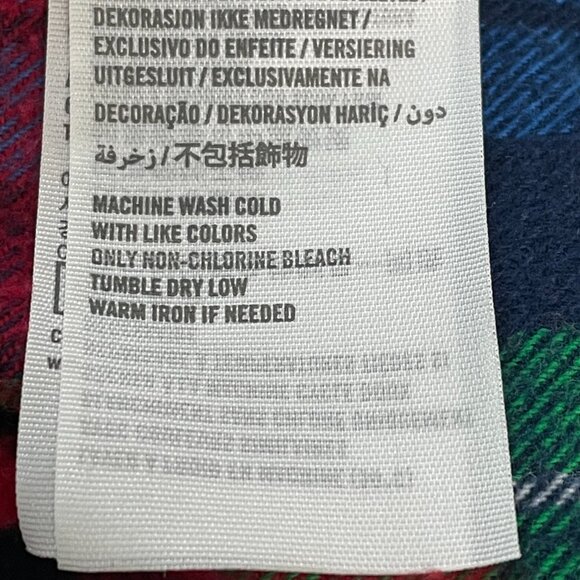 Abercrombie & Fitch 100% Cotton Plaid Button Down Men’s L | Flannel Muscle Fit - Picture 13 of 13